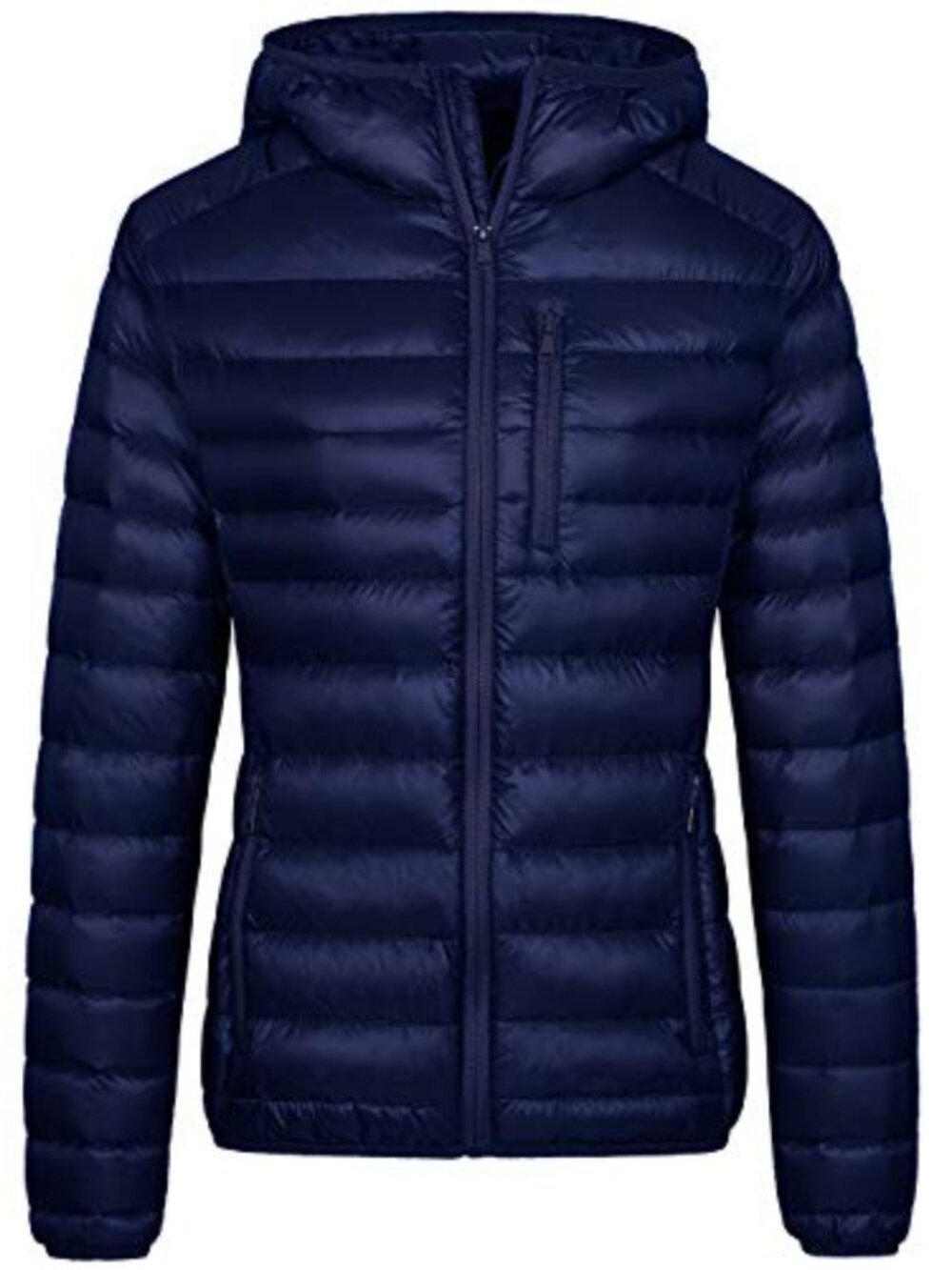 Wantdo Women's Lightweight Packable Down Jacket Hooded Winter Coat